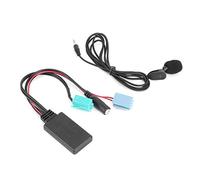 Qiilu Cavo Audio Bluetooth Adattatore AUX-IN per Autoradio a 6 Pin con Microfono Adatto per Espace