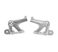 Qiilu Coppia di Supporto di Montaggio per Staffa Faro Adatto per Honda Hornet 900 CB900 919 CB400 VTEC 1 2 3 4(D'argento)