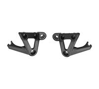 Qiilu Coppia di Supporto di Montaggio per Staffa Faro Adatto per Honda Hornet 900 CB900 919 CB400 VTEC 1 2 3 4(Nero)
