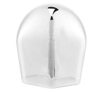 Qiilu Copri clacson per Motocicletta, Copri clacson per Moto di Ricambio per Modelli Touring con avvisatori acustici di Serie 1993-2018(Argento)