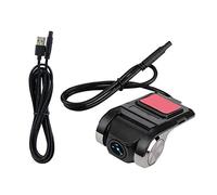 Qiilu Dash Camera, HD 1080P Telecamera per auto DVR Dashboard Videoregistratore, Mini auto DVR Videoregistratore Dash Camera Smart GPS ADAS Registratore di guida