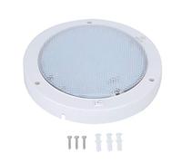 Qiilu lampade per 12v lampade per 12v Plafoniera per barche per 42LED 12V 9W 2800-3200K 840LM Plafoniera tonda ad alta luminosità Rotonda per auto per Accessori