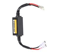Qiilu LED Decoder, risolve problemi Canbus Codice errore interferenza radio, 1 paio H1 / H3 Decodificatore faro LED Canbus con resistenze anti-sfarfallio