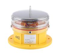 Qiilu Luce Di Fonda 360 Led Luce Di Fonda 360 Led Del Faro A Energia Solare Marina, Ip68 Impermeabile Nave Marine Dock Barge Faro Di Sicurezza Lampeggiante Laterale Illu