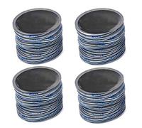 Qiilu Parche Neumatico Pezze Riparazione Camera d'Aria Auto Pezze Riparazione Auto Pezze Riparazione Auto 80pcs/Box 58mm Patch per Pneumatici per Auto, Rotondo per Pneumatici in Gomma Naturale Rip