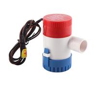 Qiilu Pompa di sentina, 1100GPH DC Accessorio G1100-01 Pompa sentina sommergibile per barche 12v 24V sentina elettrica marina per stagni, piscine, Caravan (24 V) adatt