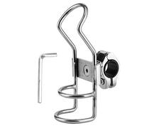 Qiilu Porta canne pesca, porta canne pesca Supporto per binario in acciaio inossidabile Supporto per staffa di supporto Accessori per barche(32MM) adatto per porta canne barca