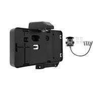 Qiilu Portatarga per auto con luce, 68048605AA Staffa di montaggio per posteriore con luce adatta per JK 07-18