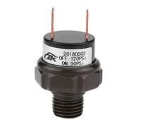 Qiilu pressostato 12v pressostato 12v Interruttore di Controllo della Pressione dell'Aria, Interruttore Automatico compressore d'Aria Universale 12V(90-120 PSI) Adatto per pressostato compressore