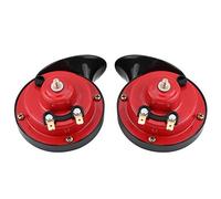 Qiilu QL05299 Coppia di casse acustiche bicolore auto lumaca 12V 135db universale per camion auto barca bici