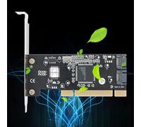 Qiilu Scheda di Espansione Scheda Array a 2 per PCI SATA150 e per 98SE / Me / NT4.0/2000 / XP/Vista/ 7 per PCI SATA150 e per 98SE / Me/Supporto per Dati Seriali