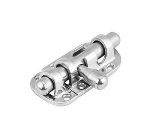 Qiilu Scrocco per serratura della porta della barca, acciaio inossidabile Marine Scrocco per serratura della finestra della barca Scorrimento a barilotto(60mm) adatto per chiavistello inox n