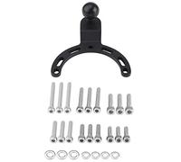 Qiilu Staffa per montaggio serbatoio moto regolabile, supporto per serbatoio fotocamera GPS per serbatoio GPS per