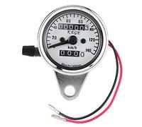 Qiilu Tachimetro per Moto, contachilometri Universale per Moto Contachilometri 12V per visualizzazione Notturna