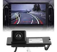 Qiilu Telecamera per retrovisore per auto, telecamera per retrovisione CCD HD IP68 Telecamera di parcheggio da 170 gradi per luce adatta per Fluence Duster Megane