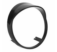 Qiilu Visiera Ad Anello per Faro Visiera Stile Anello di Rivestimento per Lampada Sostituzione del Bordo di Blocco della Copertura del Faro del Motociclo per GTS 250 300 2018-2021(B (nero))