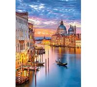 Qijinn 5D Diamond Art Painting Kit,City Landscape diamond art Kits for Adults,DIY Round Full Drill Diamond Painting Rhinestone Canvas Embroidery Craft for Home Wall Decor Gifts 90x110 cm
