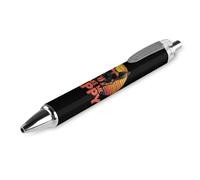 QIJIUU an Shepherd Make Me Happy, penna a sfera personalizzata per uomini e donne, penne retrattili da 0,5 mm, blu con stampa divertente, stile 4 pezzi