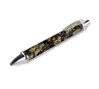QIJIUU Birthday The King - Penne a sfera con inchiostro nero, retrattile, 0,5 mm, accessori per ufficio, idea regalo, 1 pezzo
