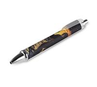 QIJIUU Con Beer Sunset penne a sfera 0,5 mm inchiostro nero fine retrattile scrittura penna roller per casa ufficio 1 pz