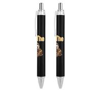 QIJIUU I'm The Shit Penna a sfera personalizzata per uomini e donne penne retrattili 0,5 mm blu con stampa divertente 4 pezzi