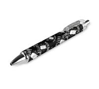 QIJIUU Making Magic Happen Penna a sfera personalizzata Fancy Funny Ball Point Penne nere Regali 1 PZ