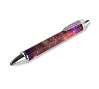 QIJIUU Penne a sfera con bandiera degli Stati Uniti Independence Day, penna a sfera retrattile da 0,5 mm, inchiostro nero fine, per casa e ufficio, 1 pezzo