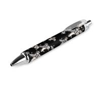 QIJIUU Schnauzers Good Friend Dogs Penna a sfera personalizzata Fancy Funny Ball Point Penne nere Regali 1 PZ