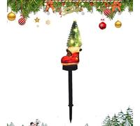 Qikam Luci Natalizie per Esterni | Luci Natalizie Da Esterno A Piantana Per Giardino | Lampada A Stivale LED Per Prato Patio Recinzione Parco Matrimonio Cortile
