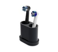 Qikfresh - Supporto per 2 spazzolini da denti e accessori per spazzolini | per testine di Oral B, iO, Philips Sonicare, Waterpik, Fairywill | In silicone per uso alimentare