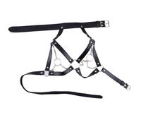 QiKKago ̣ σ α Cinturino in Pelle Nera Per Curve Perfette. Regalo Giocattolo Originale Per Le Donne - S05