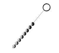 QiKKago ̣ σ Bracciale A Fascia In Corda Con Perle Di Cristallo Fresche E Traslucide (medio)