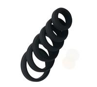 QiKKago ̣ σ Cerchio in Silicone Nero, Comodo Da Indossare, Regalo Originale Per Uomini E Donne-E09