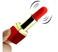 QiKKago ̣ σ Dispositivo Automatico Per Rossetto Giocattolo, 10 Modalità, Impermeabile E Silenzioso. Tappo Rosso. Un Regalo Originale Per Le Donne - H11