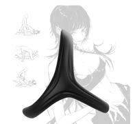 QiKKago ̣ σ Must-have Della Moda, Anelli in Silicone Nero A Forma Di Y Comodi E Resistenti, Un Regalo Originale Per Le Donne!