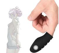 QiKKago ̣ σ Rilascia Lo Stress E Gioca Con Creatività - Giocattolo Per Dita Antistress in Silicone Nero, Regalo Originale Per Le Donne!