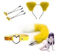 QiKKago ̣ σ Simpatico Set Di Giochi Di Ruolo Con Volpe Gialla, Aggiungi Il Tuo Gioco Glamour, Regalo Originale Per Uomini E Donne-O1