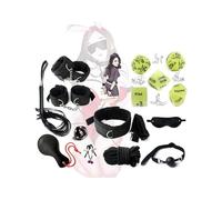 QiKKago 15 Pezzi Nero Sport con Set di Nylon, Design Semplice, qualità Eccellente, Leggero E Portatile, Design alla Moda-K4