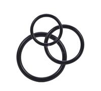 QiKKago 3 Dimensioni di Anelli di Allenamento Fitness in Silicone Nero per Aumentare La Forza Muscolare E La Durezza, Regalo di Coppia - K7