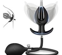 QiKKago Attrezzatura Gonfiabile Nera per Lo Stretching con Il Design A Forma di Germoglio, L'Ultimo Strumento Multifunzionale per L'Allenamento - Y10