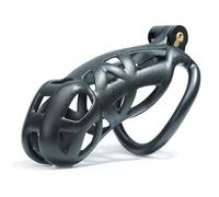 QiKKago Attrezzatura Multifunzionale Regolabile Per L'esercizio Fisico, Grande Gabbia Di Protezione Per L'esercizio Fisico In Resina + 4 Anelli + Chiave E Serratura, Regalo Originale - K1