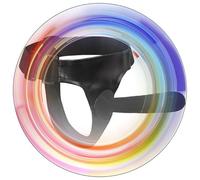 QiKKago Cintura Femminile Nera Anti-Distacco della Vita con La Lunga Asta del Silicone, Cintura Regolabile + Asta del Silicone per Le Donne-K + 4 (L)