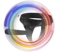 QiKKago Cintura Femminile Nera Anti-Distacco della Vita con La Lunga Asta di Silicone, Cintura Regolabile + Asta di Silicone per Le Donne-K + 4 (S)