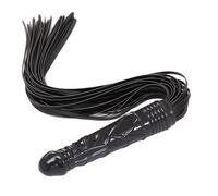 QiKKago Classico Nero Pu Corteccia di Allenamento Unico Frusta, Adatto per Gli Appassionati di Yoga Bodybuilding, Regalo per Coppia -D13