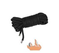 QiKKago Corda Tessuta Manualmente in Nylon Morbido Classico Nero Multifunzione per Gli Appassionati di Yoga Aerobico in Interni -D43
