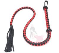 Qikkago Frusta Sportiva Lunga Multiuso Nera E Rossa -Z