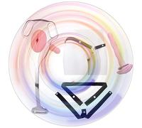 QiKKago Gabbia in Metallo Piatta per Maschio, Gabbia Maschile con Cintura Anti-Spenta per Maschi Disguise (D + Black Belt + Pink Tube)