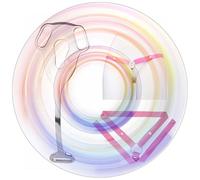 QiKKago Gabbia in Metallo Piatta per Maschio, Gabbia Maschile con Cintura Anti-Spenta per Maschi Disguise (D + Cintura Rosa)