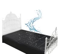 QiKKago Letto Da 1,2 Metri Con Lenzuola In Pvc Nero Impermeabili Avanzate E Alla Moda, Adatto Per Esigenze Di Esercizio Anaerobico Indoor - D11