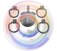 QiKKago Maschio Indossabile Sissy Gabbia Piatta con 4 Dimensioni Anelli, Forme Vivide Gabbia per Gli Uomini Prestazioni (Nero)